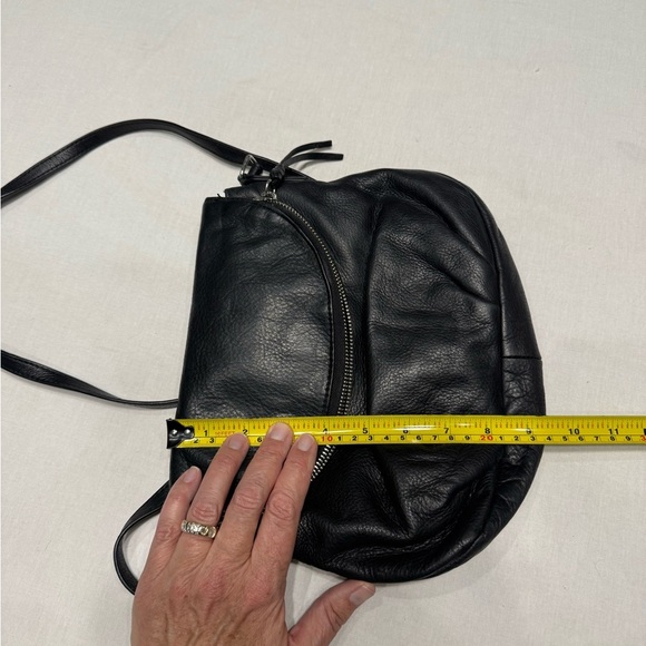 Margot Black Leather Crossbody Bag - Picture 6 of 6